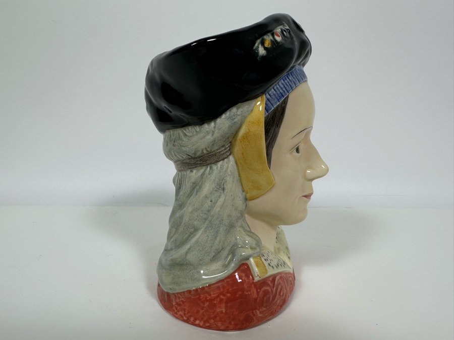 Vintage 1979 Royal Doulton Toby Mug 'Anne Of Cleves' D6653 Large Made In England 7H [Photo 3]