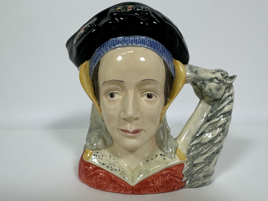 Vintage 1979 Royal Doulton Toby Mug 'Anne Of Cleves' D6653 Large Made In England 7H [Photo 2]