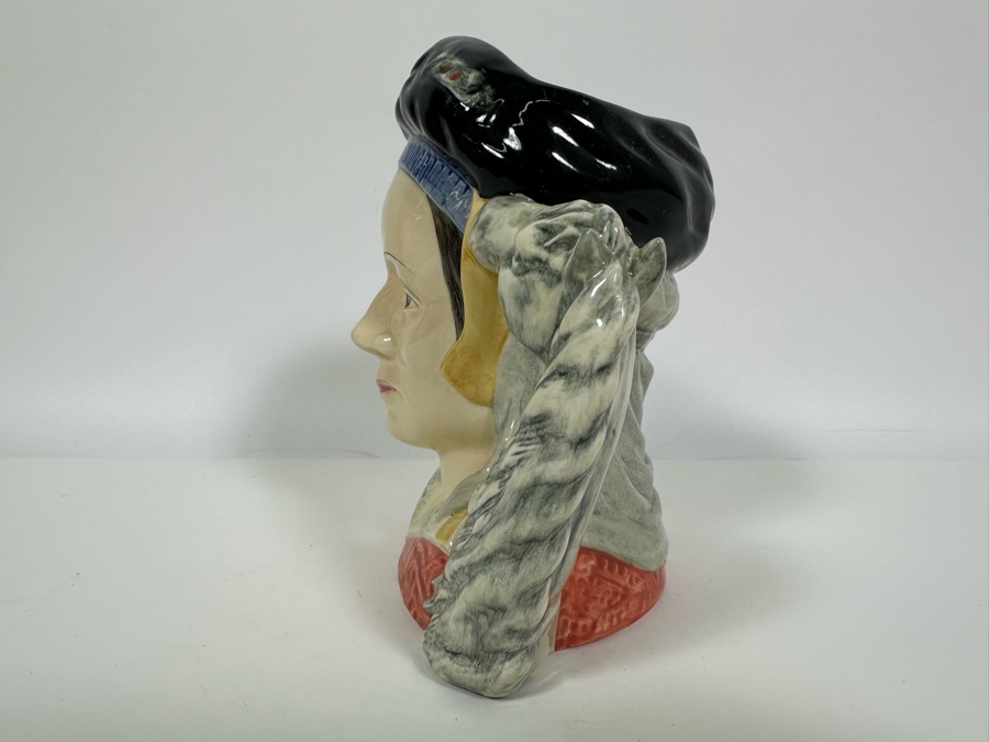 Vintage 1979 Royal Doulton Toby Mug 'Anne Of Cleves' D6653 Large Made In England 7H [Photo 5]