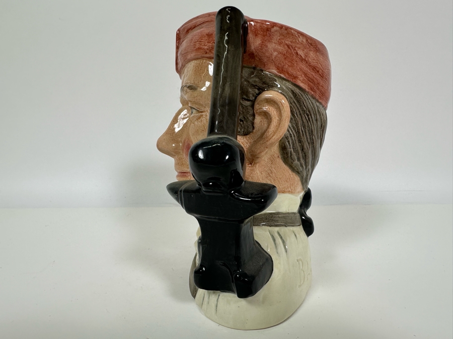 Vintage 1962 Royal Doulton Toby Mug 'Character Jugs From Williamsburg: Blacksmith' D6571 Large Made In England 7.5H [Photo 5]