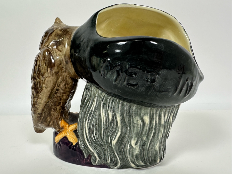 Vintage 1959 Royal Doulton Toby Mug 'Merlin' D6529 Large Made In England 7.5H [Photo 4]