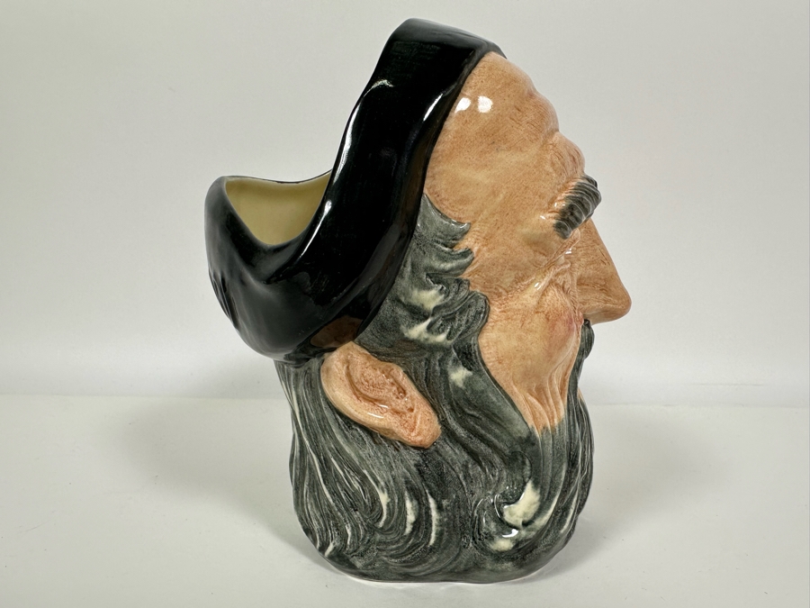 Vintage 1959 Royal Doulton Toby Mug 'Merlin' D6529 Large Made In England 7.5H [Photo 3]