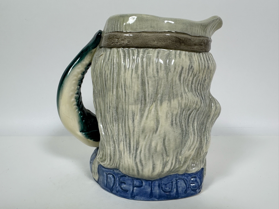 Vintage 1960 Royal Doulton Toby Mug 'Neptune' D6548 Large Made In England 7.5H [Photo 4]