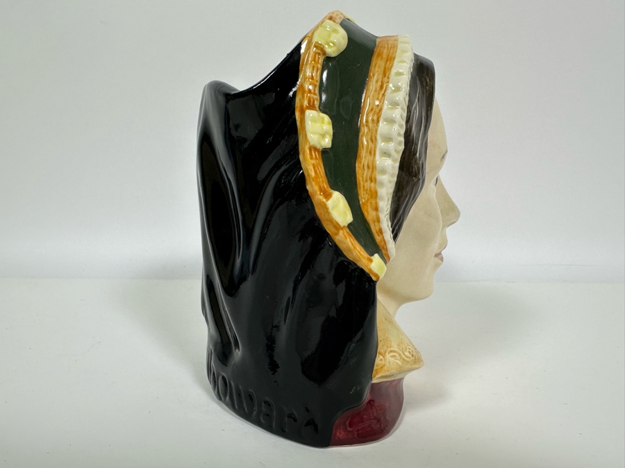 Vintage 1977 Royal Doulton Toby Mug 'Catherine Howard' D6645 Large Made In England 7H [Photo 3]