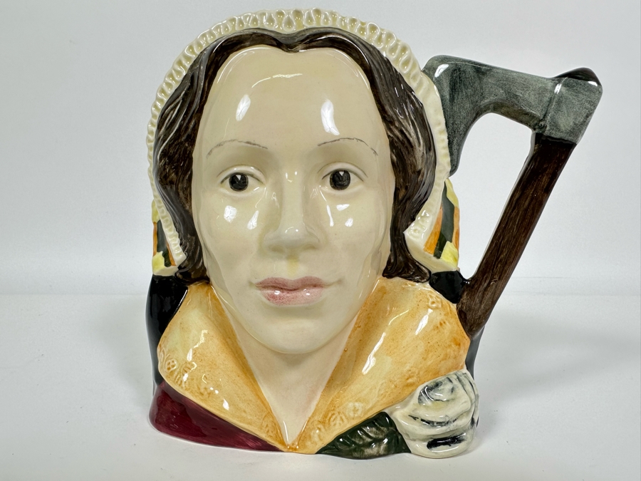 Vintage 1977 Royal Doulton Toby Mug 'Catherine Howard' D6645 Large Made In England 7H [Photo 2]