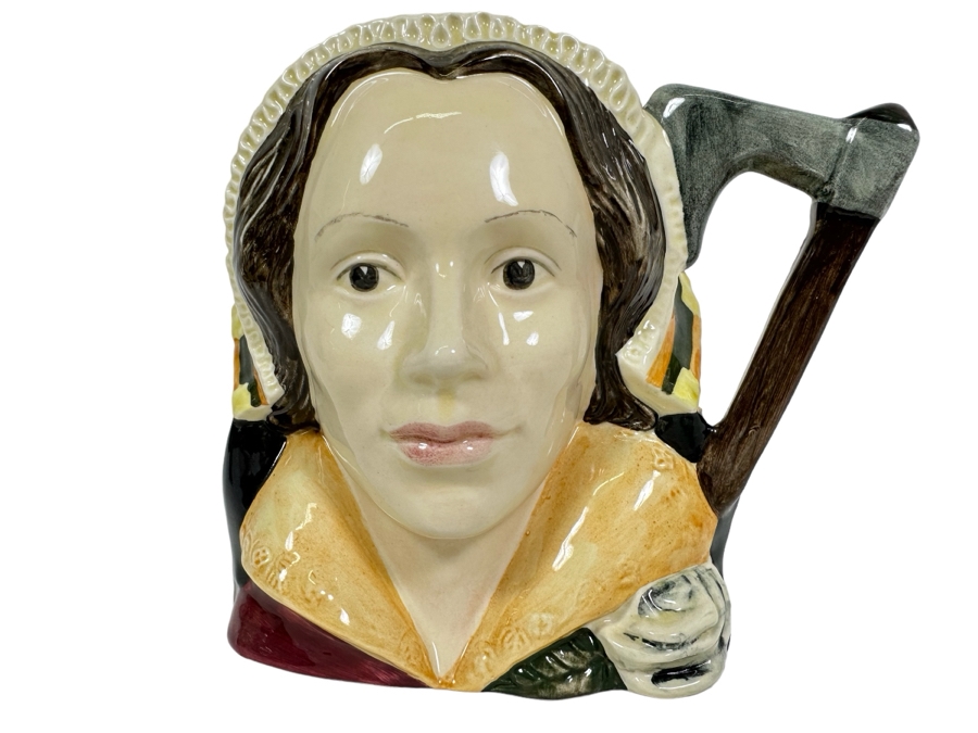 Vintage 1977 Royal Doulton Toby Mug 'Catherine Howard' D6645 Large Made In England 7H [Photo 1]