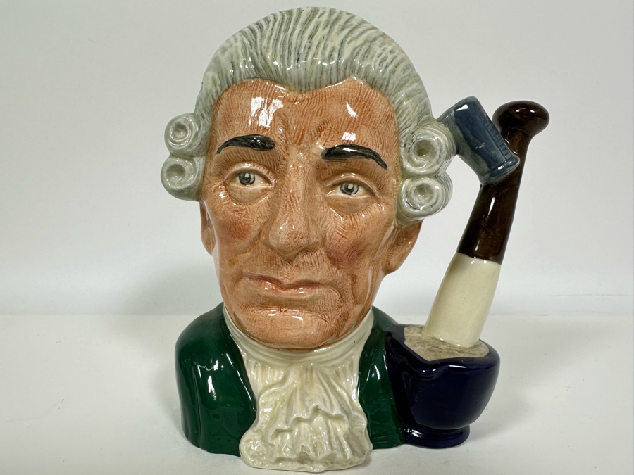 Vintage 1962 Royal Doulton Toby Mug 'Character Jugs From Williamsburg: Apothecary' D6567 Large Made In England 7H [Photo 2]