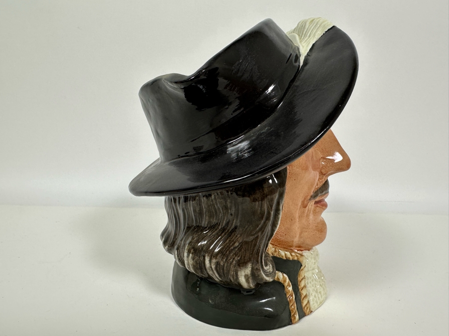 Vintage 1955 Royal Doulton Toby Mug 'Athos (One Of The Three Musketeers' D6452 Large Made In England 7.5H [Photo 3]