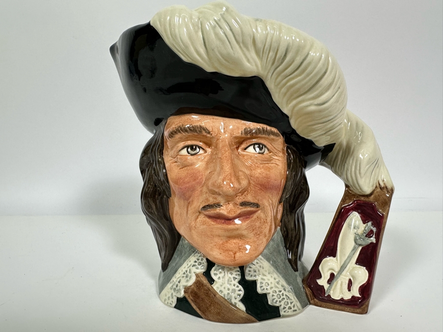 Vintage 1982 Royal Doulton Toby Mug 'D'Artagnan' D6691 Large Made In England 7H [Photo 2]