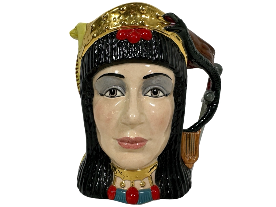 Vintage 1984 Limited Edition Royal Doulton Two Faced Toby Mug 'Star-Crossed Lovers Collection: Antony & Cleopatra' D6728 Large Made In England 7H [Photo 1]