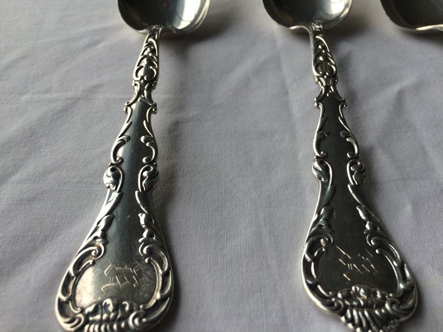 Sterling Silver Flatware Set - 80% OF MELT VALUE! [Photo 22]