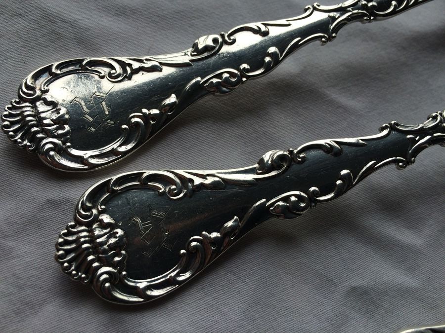 Sterling Silver Flatware Set - 80% OF MELT VALUE! [Photo 11]