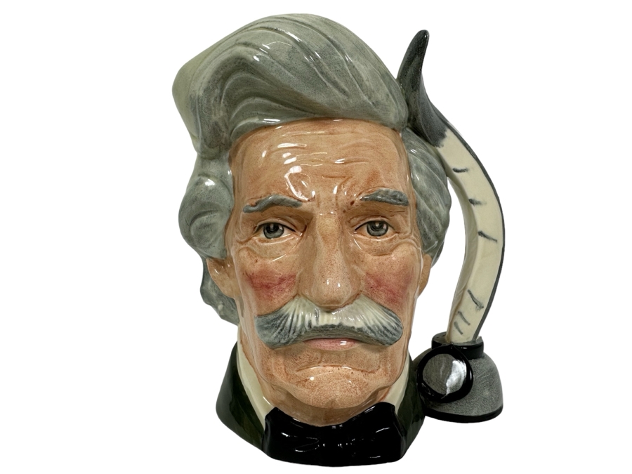 Vintage 1979 Royal Doulton Toby Mug 'Mark Twain' D6654 Large Made In England 7H [Photo 1]