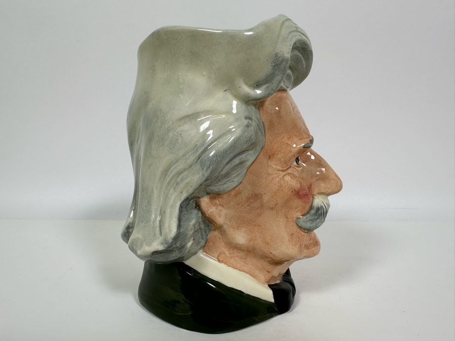 Vintage 1979 Royal Doulton Toby Mug 'Mark Twain' D6654 Large Made In England 7H [Photo 3]