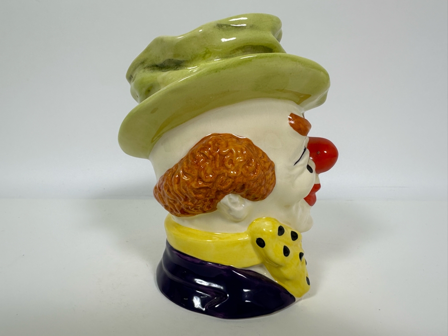 Vintage 1988 Royal Doulton Toby Mug 'The Clown' D6834 Large Made In England 6.5H [Photo 3]