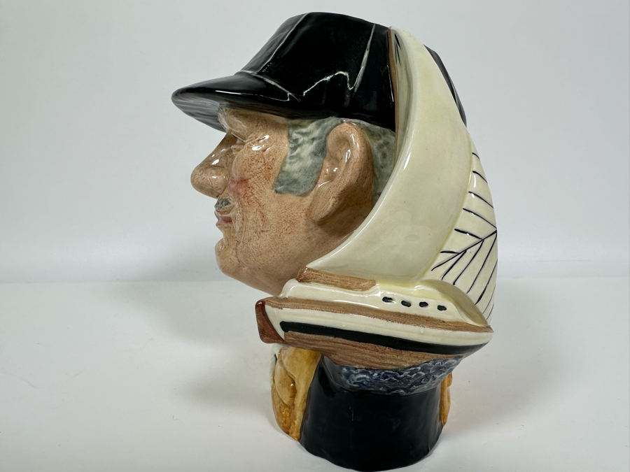 Vintage 1970 Royal Doulton Toby Mug 'Yachtsman' D6626 Large Made In England 7.5H [Photo 5]