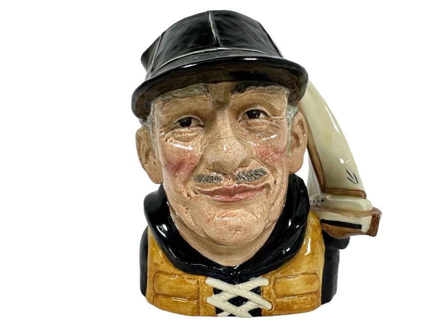 Vintage 1970 Royal Doulton Toby Mug 'Yachtsman' D6626 Large Made In England 7.5H [Photo 1]