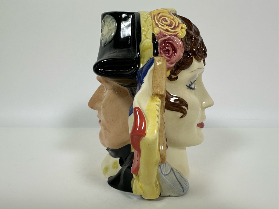 Vintage 1985 Limited Edition Royal Doulton Two Faced Toby Mug 'Star-Crossed Lovers Collection: Napoleon & Josephine' D6750 Large Made In England 7H [Photo 5]