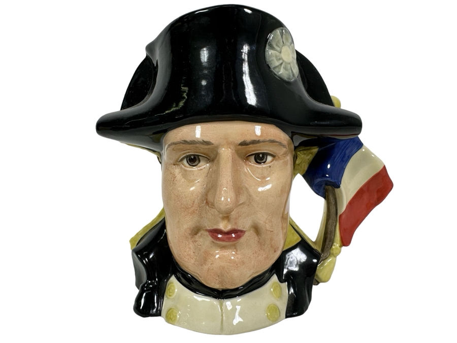 Vintage 1985 Limited Edition Royal Doulton Two Faced Toby Mug 'Star-Crossed Lovers Collection: Napoleon & Josephine' D6750 Large Made In England 7H [Photo 1]