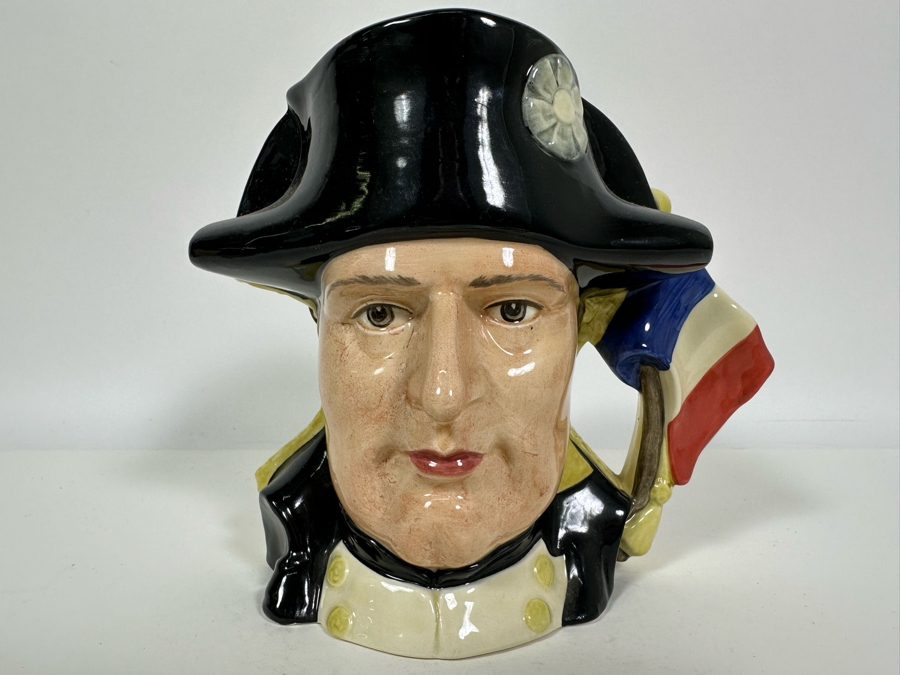 Vintage 1985 Limited Edition Royal Doulton Two Faced Toby Mug 'Star-Crossed Lovers Collection: Napoleon & Josephine' D6750 Large Made In England 7H [Photo 2]