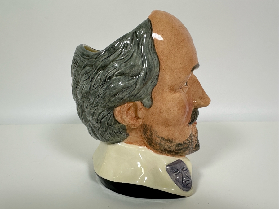 Vintage 1982 Royal Doulton Toby Mug 'The Shakespearean Collection: William Shakespeare' D6689 Large Made In England 7.5H [Photo 3]