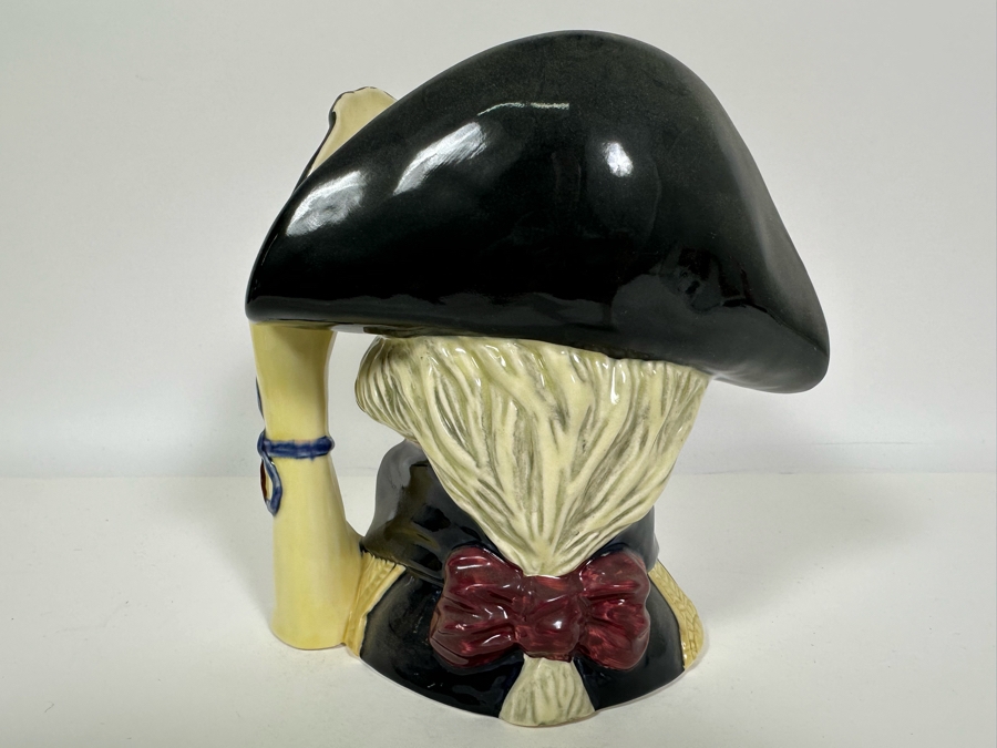 Vintage 1982 Royal Doulton Toby Mug 'George Washington 1732-1799' First Issued In 1982 To Celebrate The 250th Anniversary Of His Birth D6669 Large Made In England 7.5H [Photo 4]