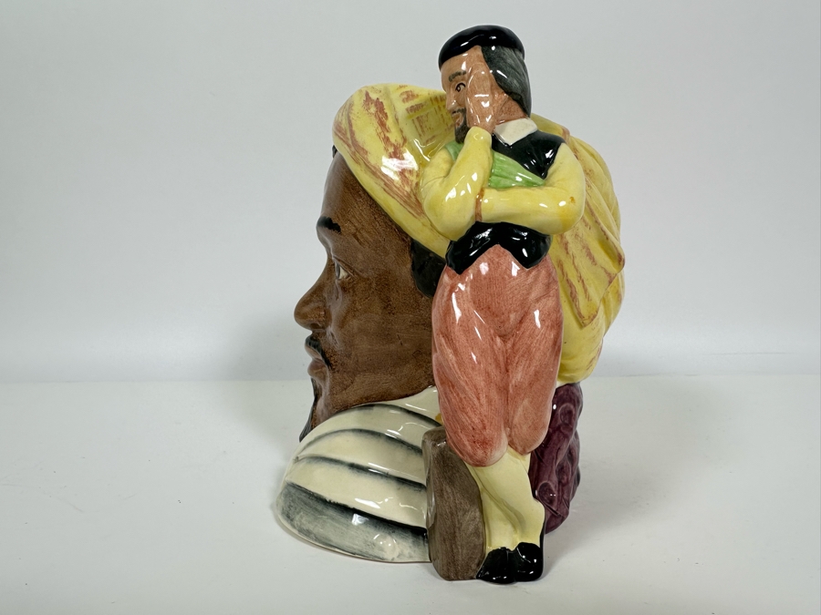 Vintage 1982 Royal Doulton Toby Mug 'The Shakespearean Collection: Othello' D6673 Large Made In England 7H [Photo 6]