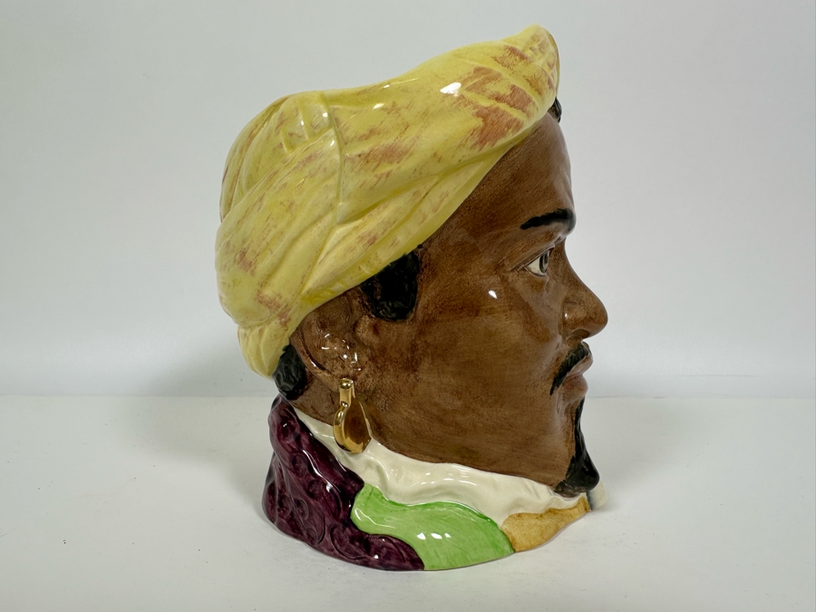 Vintage 1982 Royal Doulton Toby Mug 'The Shakespearean Collection: Othello' D6673 Large Made In England 7H [Photo 4]