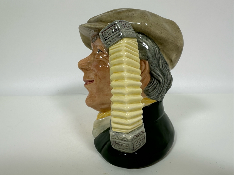 Vintage 1987 Royal Doulton Toby Mug 'The Busker' D6775 Large Made In England 6.5H [Photo 5]