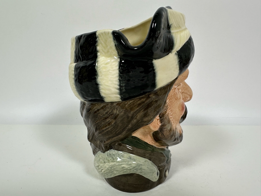Vintage 1966 Royal Doulton Toby Mug 'Trapper' D6609 Large Made In England 7H [Photo 3]