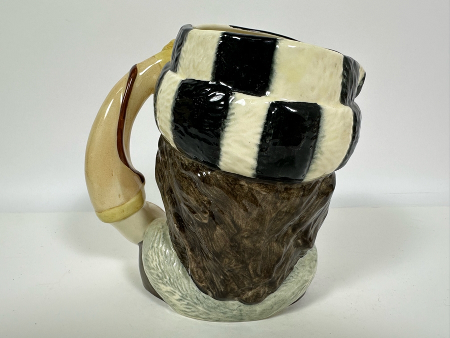 Vintage 1966 Royal Doulton Toby Mug 'Trapper' D6609 Large Made In England 7H [Photo 4]