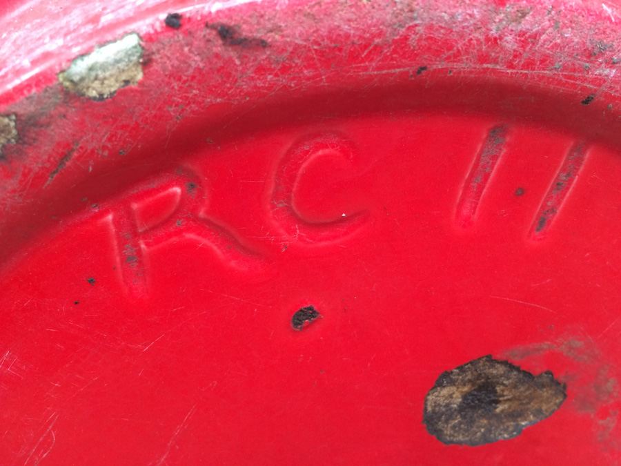 Red California Pottery USA 11' with Succulent Plant [Photo 4]