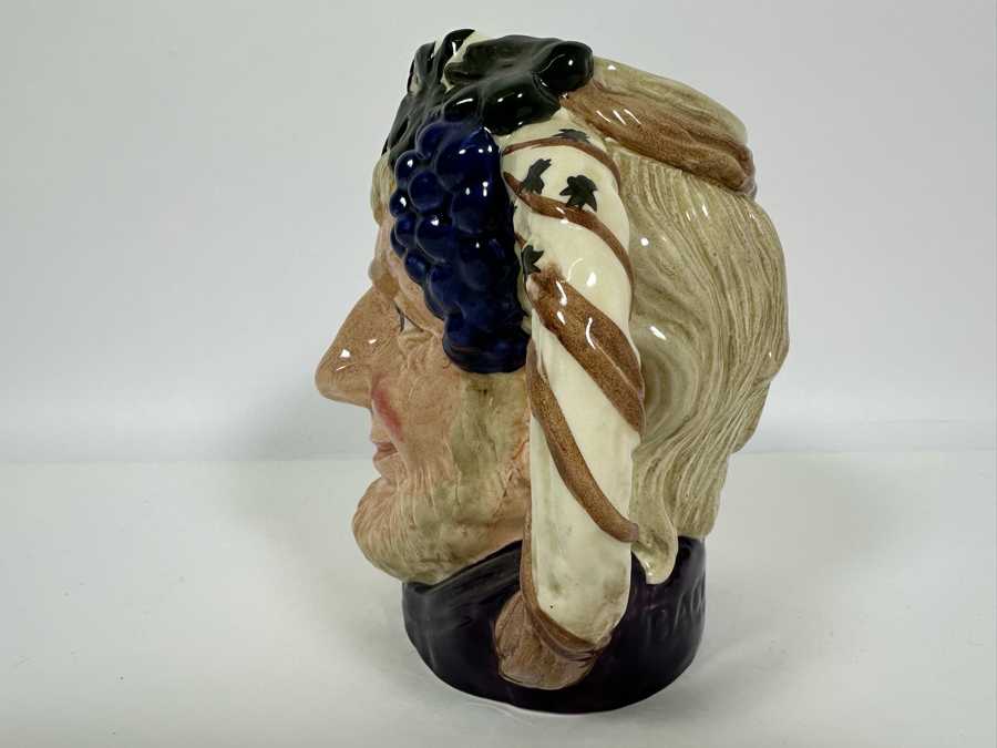 Vintage 1958 Royal Doulton Toby Mug 'Bacchus' D6499 Large Made In England 7H [Photo 5]