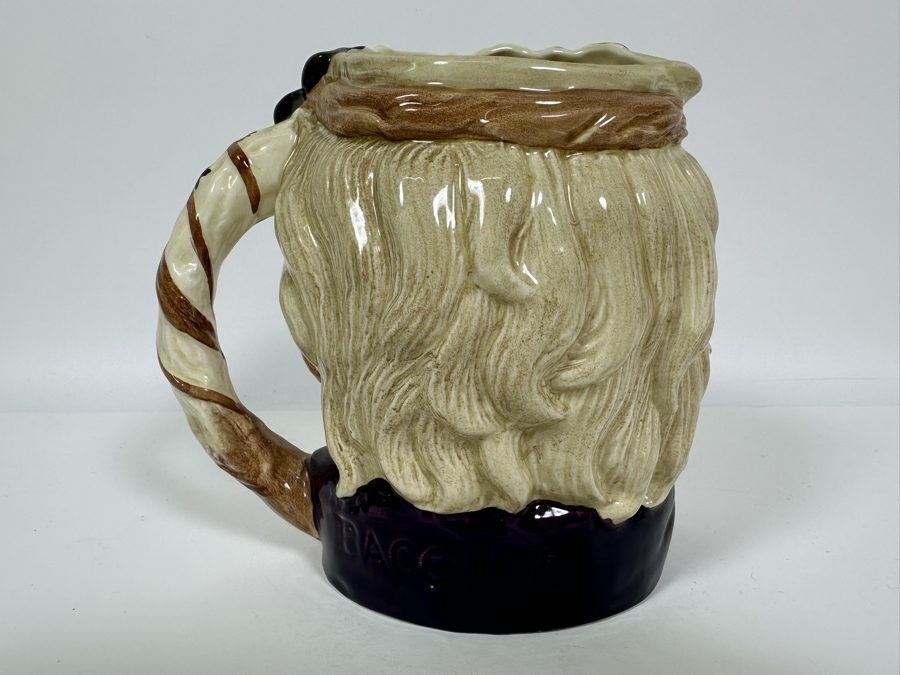 Vintage 1958 Royal Doulton Toby Mug 'Bacchus' D6499 Large Made In England 7H [Photo 4]