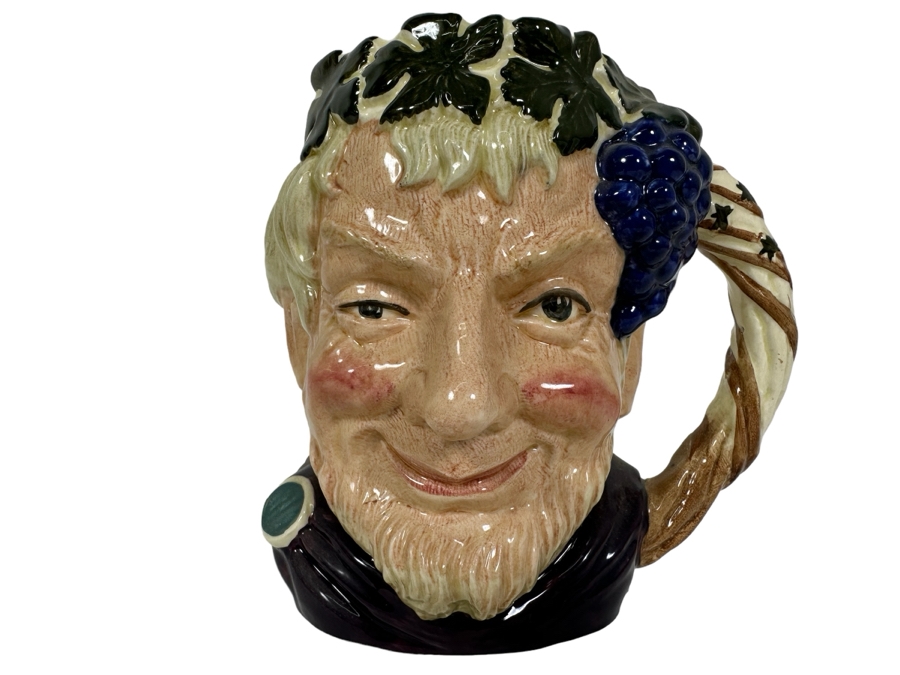 Vintage 1958 Royal Doulton Toby Mug 'Bacchus' D6499 Large Made In England 7H
