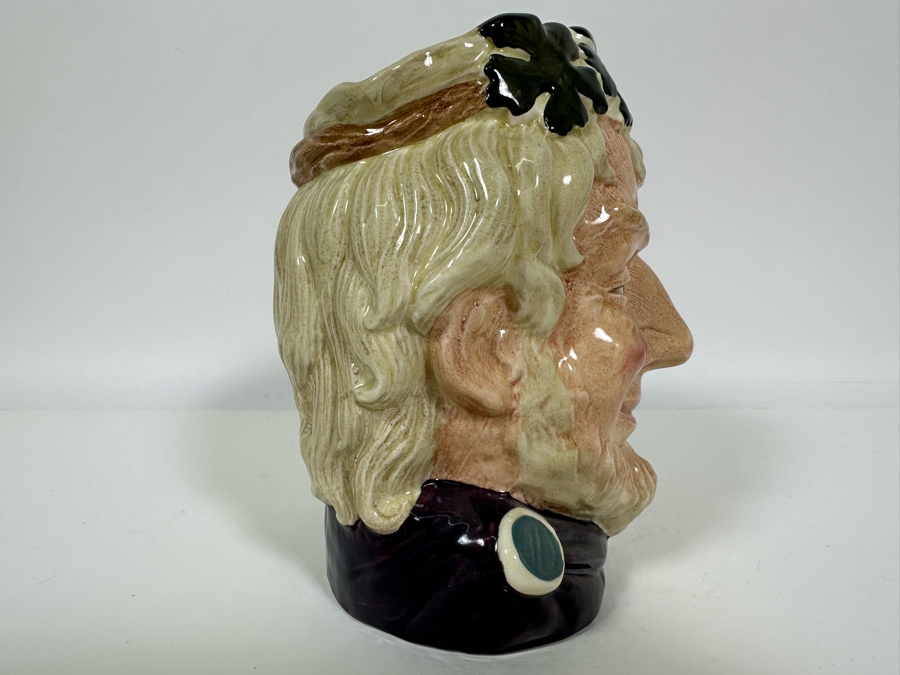Vintage 1958 Royal Doulton Toby Mug 'Bacchus' D6499 Large Made In England 7H [Photo 3]