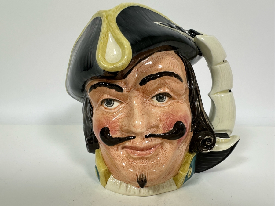 Vintage 1957 Royal Doulton Toby Mug 'Capt Henry Morgan' D6467 Large Made In England 7H [Photo 2]