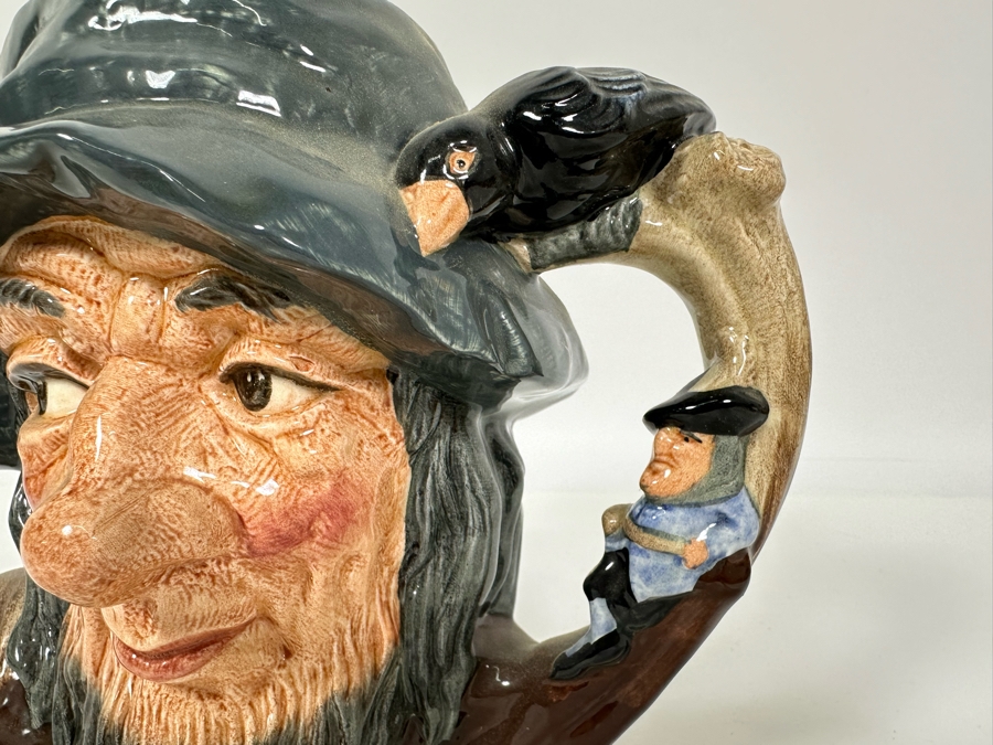 Vintage 1954 Royal Doulton Toby Mug 'Rip Van Winkle' D6438 Large Made In England 7H [Photo 3]