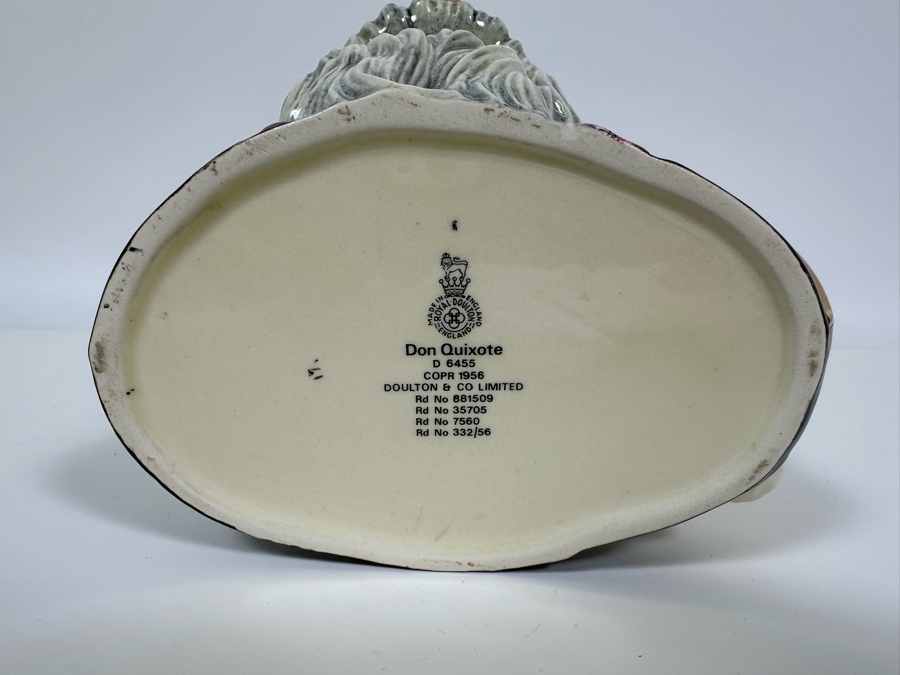 Vintage 1956 Royal Doulton Toby Mug 'Don Quixote' D6455 Large Made In England 7.5H [Photo 7]