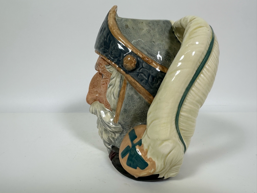 Vintage 1956 Royal Doulton Toby Mug 'Don Quixote' D6455 Large Made In England 7.5H [Photo 6]