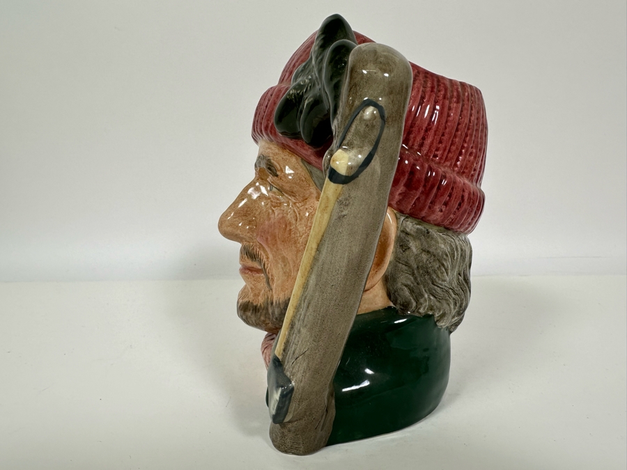Vintage 1966 Royal Doulton Toby Mug 'Lumberjack' D6610 Large Made In England 7H [Photo 5]