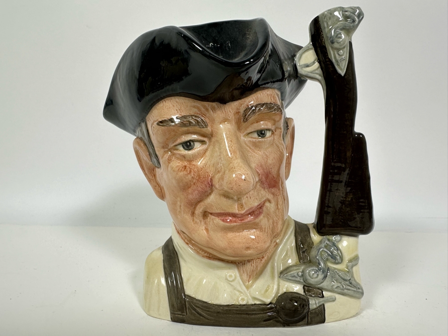 Vintage 1962 Royal Doulton Toby Mug 'Character Jugs From Williamsburg: Gunsmith' D6573 Large Made In England 7.25H [Photo 2]