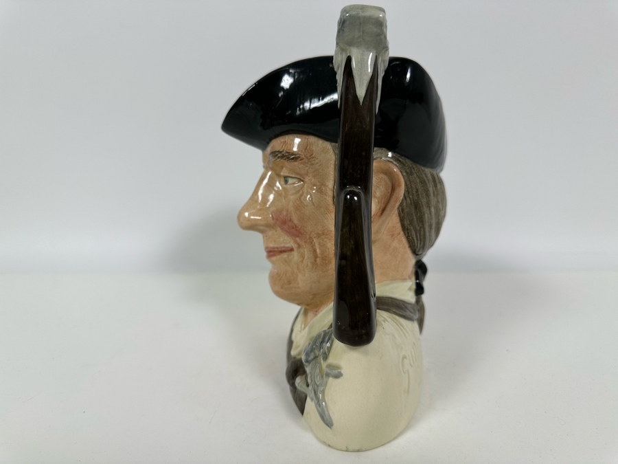 Vintage 1962 Royal Doulton Toby Mug 'Character Jugs From Williamsburg: Gunsmith' D6573 Large Made In England 7.25H [Photo 6]