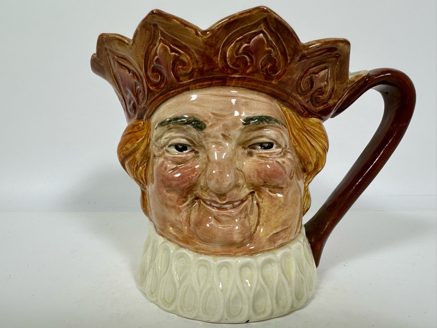 Vintage Early Royal Doulton Toby Mug With 'A' Mark 'Old King Cole' D6036 Large Made In England 5.75H [Photo 2]