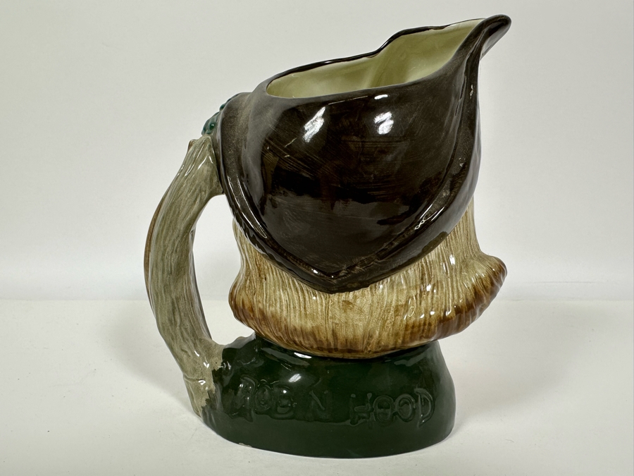 Vintage 1959 Royal Doulton Toby Mug 'Robin Hood' D6527 Large Made In England 7.25H [Photo 4]