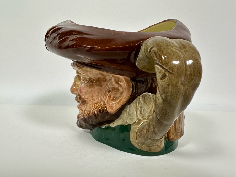 Vintage Early Royal Doulton 1940-1941 Toby Mug With 'A' Mark 'Drake' Sir Francis Drake (1540-1596) D6115 Large Made In England 5.75H [Photo 5]