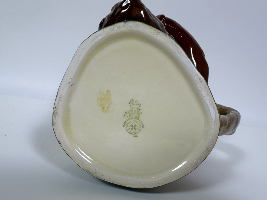Vintage Early Royal Doulton 1940-1941 Toby Mug With 'A' Mark 'Drake' Sir Francis Drake (1540-1596) D6115 Large Made In England 5.75H [Photo 6]