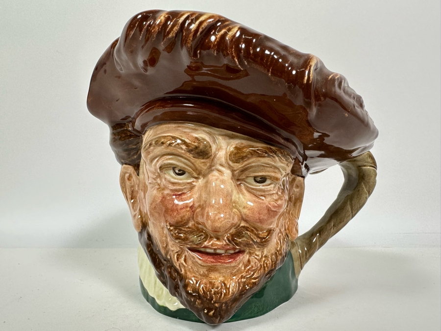 Vintage Early Royal Doulton 1940-1941 Toby Mug With 'A' Mark 'Drake' Sir Francis Drake (1540-1596) D6115 Large Made In England 5.75H [Photo 2]
