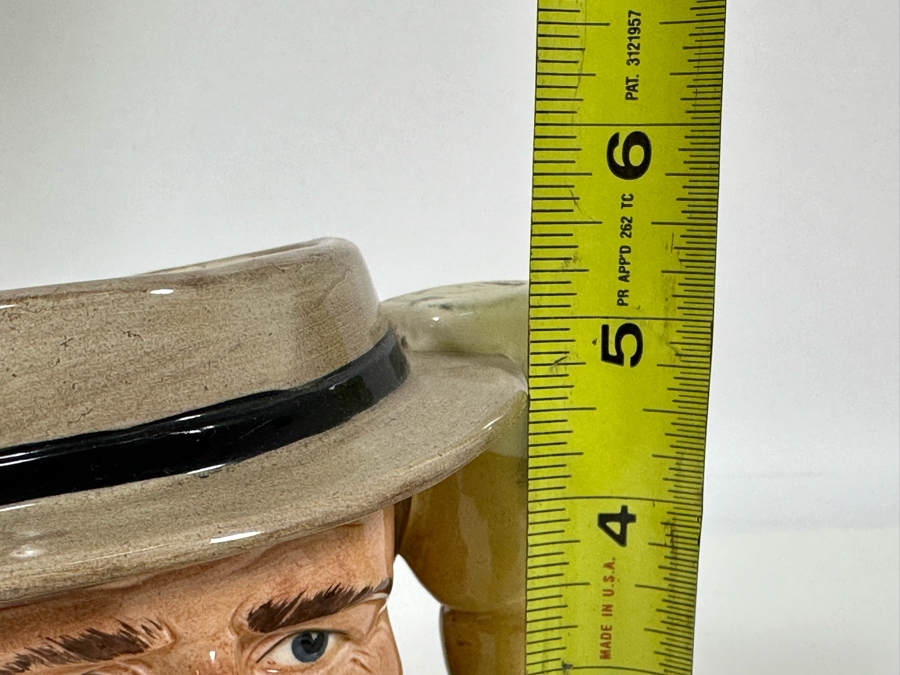Vintage 1984 Royal Doulton Toby Mug 'The Wild West Collection: Wild Bill Hickock' D6736 Made In England 5.5H [Photo 8]