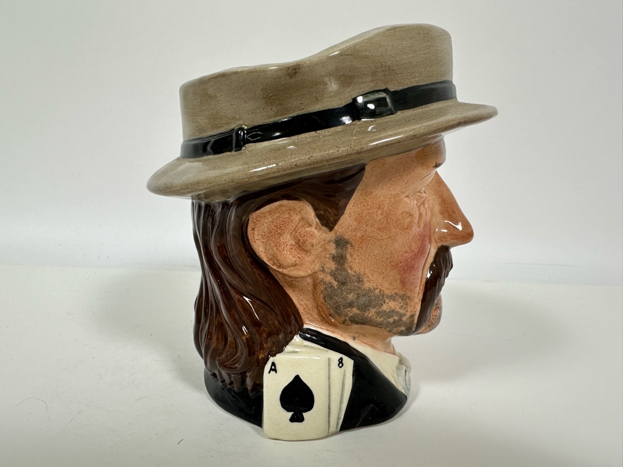 Vintage 1984 Royal Doulton Toby Mug 'The Wild West Collection: Wild Bill Hickock' D6736 Made In England 5.5H [Photo 3]